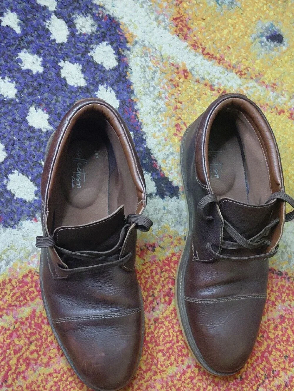 Clarks Grandin Top Chukka Boots Lace-Up Dress Shoes